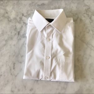 Three White Long Sleeve Dress shirts